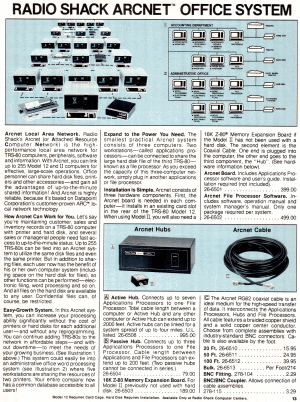 ARCNET catalog page