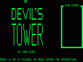 Devil's Tower title screen
