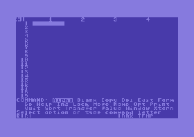 Multiplan for the Commodore 64