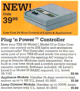 TRS-80 Plug 'n Power Controller
