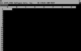 VisiCalc for the IBM PC